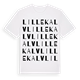 Lillekalv ordlek t-shirt