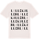 Vintage White t-shirt med Lillekullen ordlek t-shirt