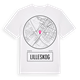 White t-shirt med Lilleskog t-shirt