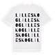 Lilleskog ordlek t-shirt