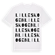 Lilleskogen ordlek t-shirt