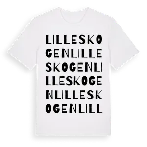 Lilleskogen ordlek t-shirt – ekologisk bomull t-shirt från Pinshirt