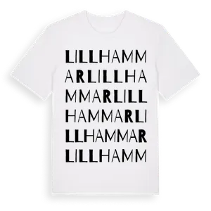 Lillhammar ordlek t-shirt – ekologisk bomull t-shirt från Pinshirt