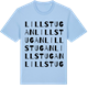 Blue Soul t-shirt med Lillstugan ordlek t-shirt