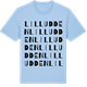 Blue Soul t-shirt med Lilludden ordlek t-shirt