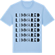 Blue Soul t-shirt med Limmared ordlek t-shirt