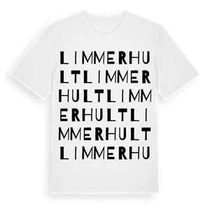 Limmerhult ordlek t-shirt – ekologisk bomull t-shirt från Pinshirt