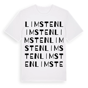 Limsten ordlek t-shirt – ekologisk bomull t-shirt från Pinshirt