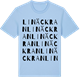 Blue Soul t-shirt med Linäckran ordlek t-shirt