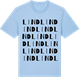 Blue Soul t-shirt med Lind ordlek t-shirt