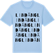Blue Soul t-shirt med Lindäng ordlek t-shirt