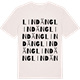 Vintage White t-shirt med Lindäng ordlek t-shirt