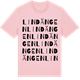 Pink Cotton t-shirt med Lindängen ordlek t-shirt