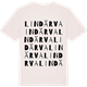Vintage White t-shirt med Lindärva ordlek t-shirt
