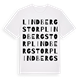 Lindbergstorp ordlek t-shirt