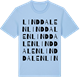 Blue Soul t-shirt med Linddalen ordlek t-shirt