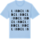 Blue Soul t-shirt med Linde ordlek t-shirt