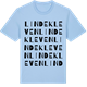 Blue Soul t-shirt med Lindekleven ordlek t-shirt