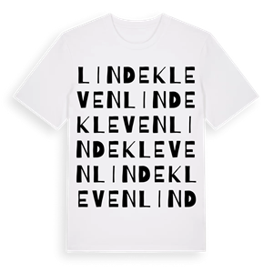 Lindekleven ordlek t-shirt – ekologisk bomull t-shirt från Pinshirt