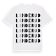 Linderud ordlek t-shirt