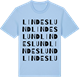 Blue Soul t-shirt med Lindeslund ordlek t-shirt