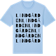 Blue Soul t-shirt med Lindgården ordlek t-shirt