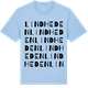 Blue Soul t-shirt med Lindheden ordlek t-shirt