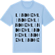 Blue Soul t-shirt med Lindhem ordlek t-shirt