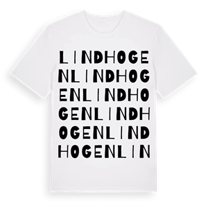 Lindhogen ordlek t-shirt – ekologisk bomull t-shirt från Pinshirt