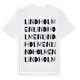 White t-shirt med Lindholmen ordlek t-shirt