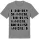 Mid Heather Gray t-shirt med Lindholmshamnen ordlek t-shirt