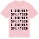Pink Cotton t-shirt med Lindholmsplatsen ordlek t-shirt