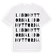 Lindhyttorna ordlek t-shirt