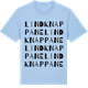 Blue Soul t-shirt med Lindknappane ordlek t-shirt