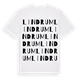 Lindrum ordlek t-shirt