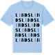 Blue Soul t-shirt med Linds ordlek t-shirt