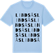 Blue Soul t-shirt med Lindsås ordlek t-shirt