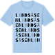 Blue Soul t-shirt med Lindsåsen ordlek t-shirt
