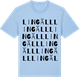 Blue Soul t-shirt med Lingäll ordlek t-shirt
