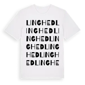 Linghed ordlek t-shirt – ekologisk bomull t-shirt från Pinshirt