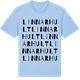 Blue Soul t-shirt med Linnarhult ordlek t-shirt