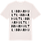 Vintage White t-shirt med Linnarhult ordlek t-shirt