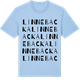Blue Soul t-shirt med Linnebacka ordlek t-shirt
