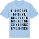 Blue Soul t-shirt med Linneby ordlek t-shirt