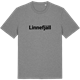Mid Heather Gray t-shirt med Linnefjäll fetstil t-shirt