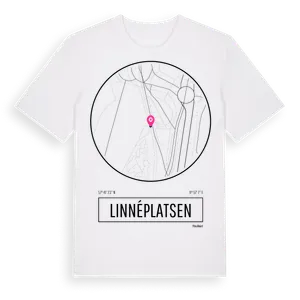 Linnéplatsen t-shirt – ekologisk bomull t-shirt från Pinshirt