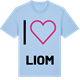 Blue Soul t-shirt med Jag älskar Liom t-shirt stort tryck