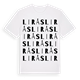 Lirås ordlek t-shirt