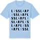Blue Soul t-shirt med Lisslarp ordlek t-shirt
