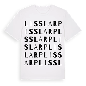 Lisslarp ordlek t-shirt – ekologisk bomull t-shirt från Pinshirt